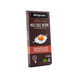 Cioccolato Mascao al Latte e Nocciole Intere – Bio