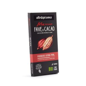 Cioccolato Mascao Fondente Extra con Fave di Cacao – Bio