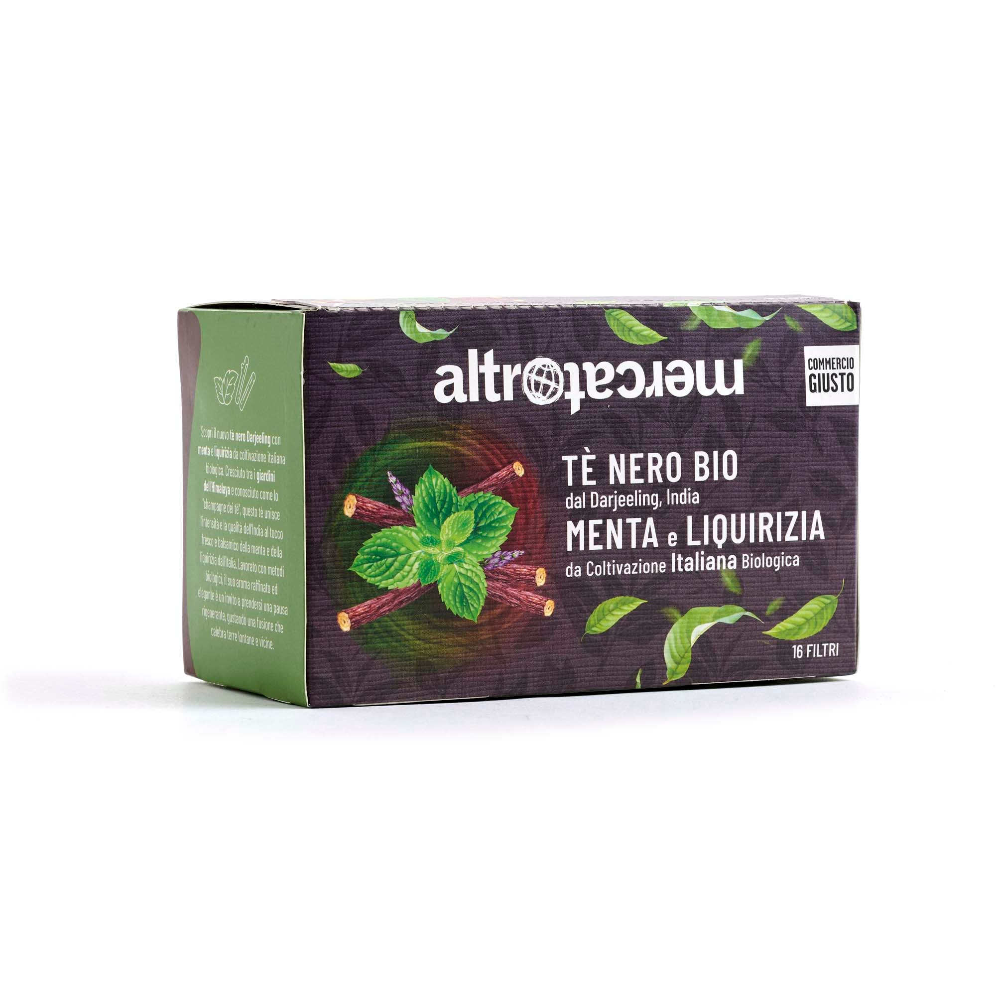 Tè Nero Darjeeling Menta e Liquirizia - Bio