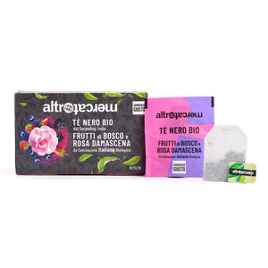 Tè Nero Darjeeling Frutti di Bosco e Rosa Damascena - Bio