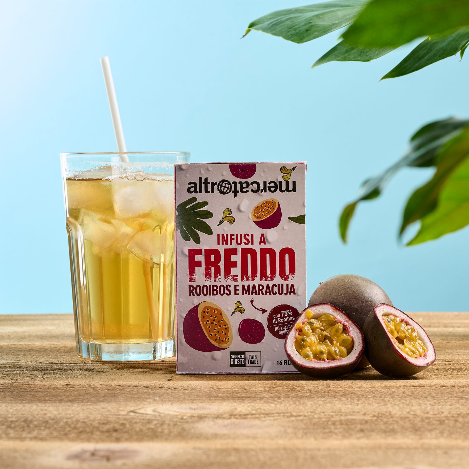 Infuso a Freddo Rooibos e Maracuja