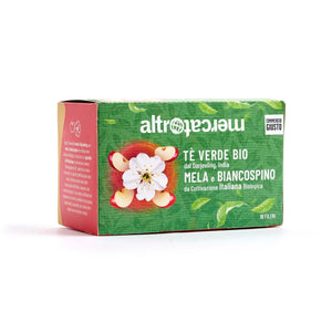 Tè Verde Darjeeling Mela e Biancospino - Bio