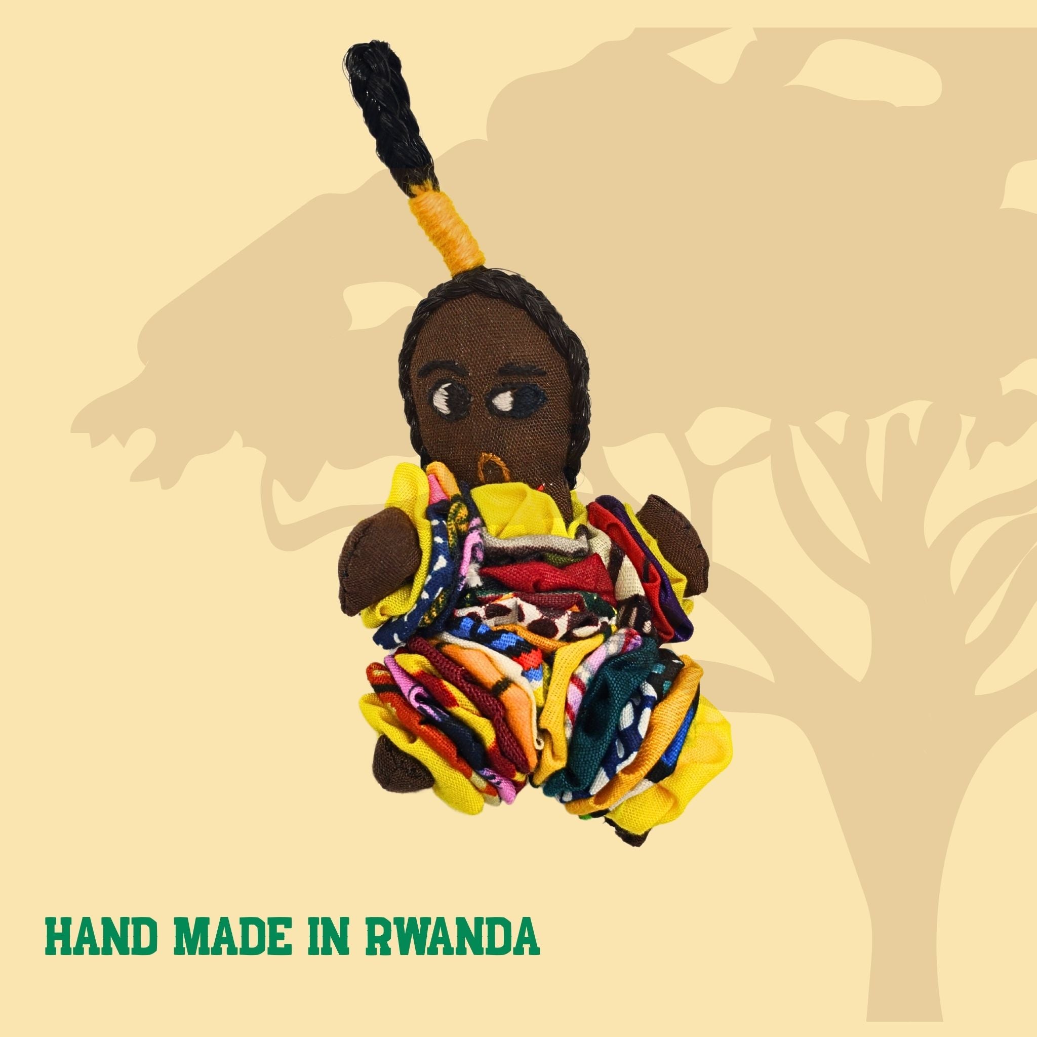 Bambolina di Pezza con Vestiti Africani