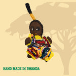 Carica l&#39;immagine nel visualizzatore di Gallery, Bambolina di Pezza con Vestiti Africani
