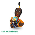 Carica l'immagine nel visualizzatore di Gallery, Bambolina di Pezza con Vestiti Africani
